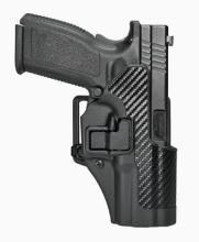 Serpa Active Retention Holster for Springfield XD Applique Carbon Fiber Textured Black Right Hand