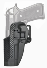 CQC Carbon Fiber Serpa Active Retention Holster Textured Black Left Hand For SigPro 2022
