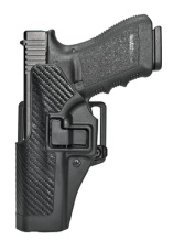 CQC Carbon Fiber Serpa Active Retention Holster Textured Black Left Hand For Glock 20/21 and Smith & Wesson M&P