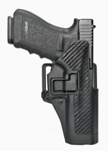 CQC Carbon Fiber Serpa Active Retention Holster Textured Black Right Hand For Glock 20/21 and Smith & Wesson M&P