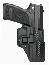 CQC Carbon Fiber Serpa Active Retention Holster Textured Black Right Hand For H&K USP Full Size