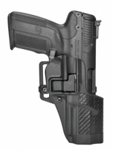 CQC Carbon Fiber Serpa Active Retention Holster Textured Black Right Hand For FN 5.7