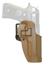CQC Carbon Fiber Serpa Active Retention Holster Coyote Tan Right Hand For Beretta 92/96