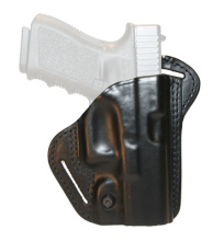 CQC Leather Check-Six Holster Black Right Hand For Colt Government 5 Inch