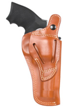 Leather Multi-Position Holster Brown Left Hand For 1911 Government Five Inch