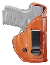 Leather Inside The Pants Holster With Clip for S&W M&P Compact 9mm/.40 Brown Right Hand