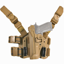 Tactical Serpa Carbon Fiber Holster With U.S. Marine Corps Medallion Coyote Tan Left Hand For Beretta M-9 (92/96)