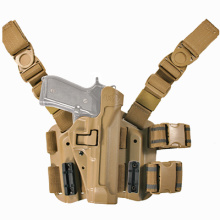 Tactical Serpa Carbon Fiber Holster With U.S. Marine Corps Medallion Coyote Tan Right Hand For Beretta M-9 (92/96)