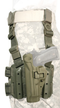 Tactical Serpa Carbon Fiber Holster With U.S. Medallion Foliage Green Left Hand For Beretta M-9 (92/96)