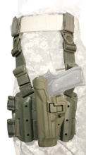 Tactical Serpa Carbon Fiber Holster Foliage Green Left Hand For Beretta M-9 (92/96)