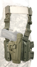Tactical Serpa Carbon Fiber Holster With U.S. Medallion Foliage Green Right Hand For Beretta M-9 (92/96)