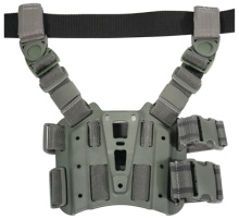 CQC Tactical Thigh Holster Platform With Rails Foliage Green