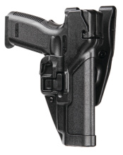 Level 3 Serpa Auto Lock Duty Holster Plain Black Left Hand For Springfield XD/XDM