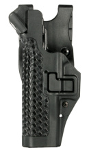 Level 3 Serpa Light Bearing Duty Holster Basket Weave Black Left Hand For Glock 17/19/22/23/31/32