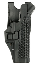 Level 3 Serpa Light Bearing Duty Holster Basket Weave Black Right Hand For Glock 17/19/22/23/31/32