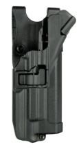 Level 3 Serpa Light Bearing Duty Holster Plain Black Right Hand For Glock 17/19/22/23/31/32