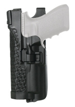 Level 3 Serpa Light Bearing Duty Holster Basket Weave Black Left Hand For Glock 21 and Smith & Wesson M&P .45 Caliber