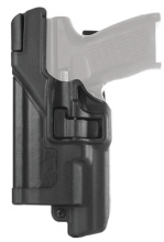 Level 3 Serpa Light Bearing Duty Holster Plain Black Left Hand For Sig 220/225/226 With Or Without Rail