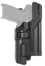 Level 3 Serpa Light Bearing Duty Holster Matte Black Left Hand For Beretta 92/96/M9A1 With Rails - Not Elite or Brigadier