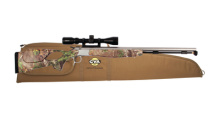 Optima v2 209 Magnum Series .50 Caliber 26 Inch Stainless Steel Fluted Barrel Realtree Xtra Green Thumbhole Stock KonusPro 3-9x40 Scope Padded Case