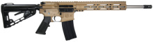 DB15 AR Rifle .223 Remington/5.56mm NATO 16 Inch Stainless Steel Barrel Rogers Super-Stoc Flat Dark Earth Finish 30 Round AcuSport Exclusive