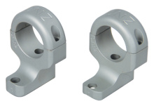 Hunt Masters Two Piece Mounts Savage Flatback 2003 and Older 4 Screws One Inch Low Silver