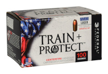 Federal Train + Protect 9mm 115 Grain VHP 100 Per Box