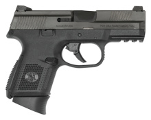 FNS Compact 9mm 3.6 Inch Barrel Battle Gray Finish Fixed 3-Dot Sights No Manual Safety 17 Round