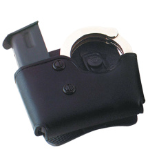 Cop Magazine/Cuff Paddle Carrier For .357/.40/9mm Staggered Metal/Polymer Black Ambidextrous