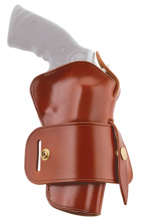 Wheelgunner Belt Holster For Ruger Redhawk/Smith & Wesson N Frame 4 Inch Tan Ambidextrous