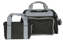 MD Range Bag Black with Grey Trim