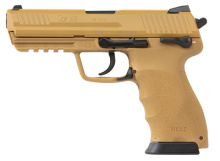 HK45 Double Action/Single Action V1 .45 ACP 4.4 Inch Barrel with Black Finish Tan Frame/Slide 10 Round