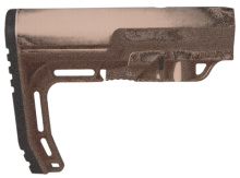 Battlelink Minimalist Stock Military for Mil Spec Size 1.148 Diameter Receiver Extensions Flat Dark Earth