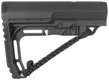Battlelink Minimalist Stock with Woven on NRAT Strap Black