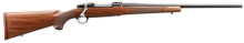 M77 Hawkeye Standard .300 Winchester Magnum 24 Inch Satin Blue Finish Barrel American Walnut Stock No Sights 3 Rounds