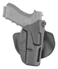 Model 7378 Safariland 7TS ALS Concealment Paddle Holster With Belt Loop Combo S&W M&P Shield 9mm/.40 With Crimson Trace Plain Black Right Hand