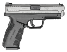 XD Mod.2 Service Model 9mm 4 Inch Barrel Melonite Finish Fiber Optic Front Sight Low Profile Combat Rear Sight Bi-Tone with GripZone Texture 10 Round