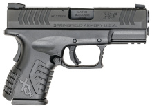 XDM 3.8 Compact .40 Smith & Wesson 3.8 Inch Hammer Forged Steel Barrel Melonite Finish Polymer Frame Black Two 11 Round Flush Fit Magazines