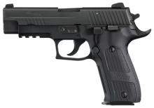 P226 Elite Dark 9mm 4.4 Inch Barrel Siglite Night Sights Black Nitron Slide Finish Black Aluminum Grips 10 Round - CA Compliant