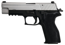 P226 9mm 4.4 Inch Barrel Siglite Night Sights Two-Tone Finish E2 Grips 10 Round - MA Compliant