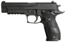 P226 X-Five Tactical 9mm 5 Inch Barrel Siglite Night Sights Black Nitron Finish Black Polymer Grips 15 Round