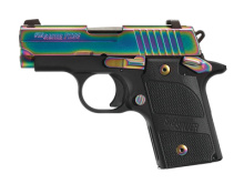 P238 EDGE .380ACP 2.7 Inch Barrel Siglite Night Sights Edge PVD Finish Black G10 Grips 6 Round