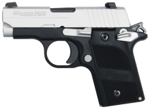P238 Tactical Laser .380ACP 2.7 Inch Barrel Night Sights Two-Tone Finish Black Grips Integrated Trigger Guard Laser 6 Round - MA Compliant