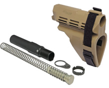 SB15 Pistol Stabilizing Brace Kit With Buffer Tube Flat Dark Earth