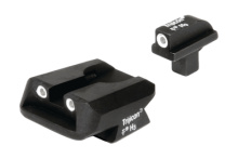 Bright And Tough 3-Dot Night Sights Colt Government With Novak Sight