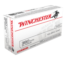 USA Brand .380 ACP 95 Grain Jacketed Hollow Point 50 Per Box