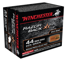 Razorback XT Handgun Ammunition .44 Remington Magnum 225 Grain Hollow Point