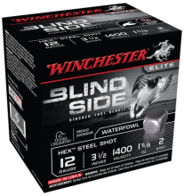 Blind Side Steel Hex Magnum Waterfowl 12 Gauge 3.5 Inch 1400 FPS 1.625 Ounce 2 Shot