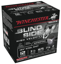 Blind Side Steel Hex High Velocity Waterfowl 12 Gauge 3.5 Inch 1675 FPS 1.375 Ounce 2 Shot
