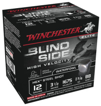 Blind Side Steel Hex High Velocity Waterfowl 12 Gauge 3.5 Inch 1675 FPS 1.375 Ounce BB